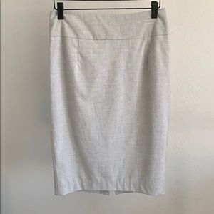 Grey Pencil Skirt